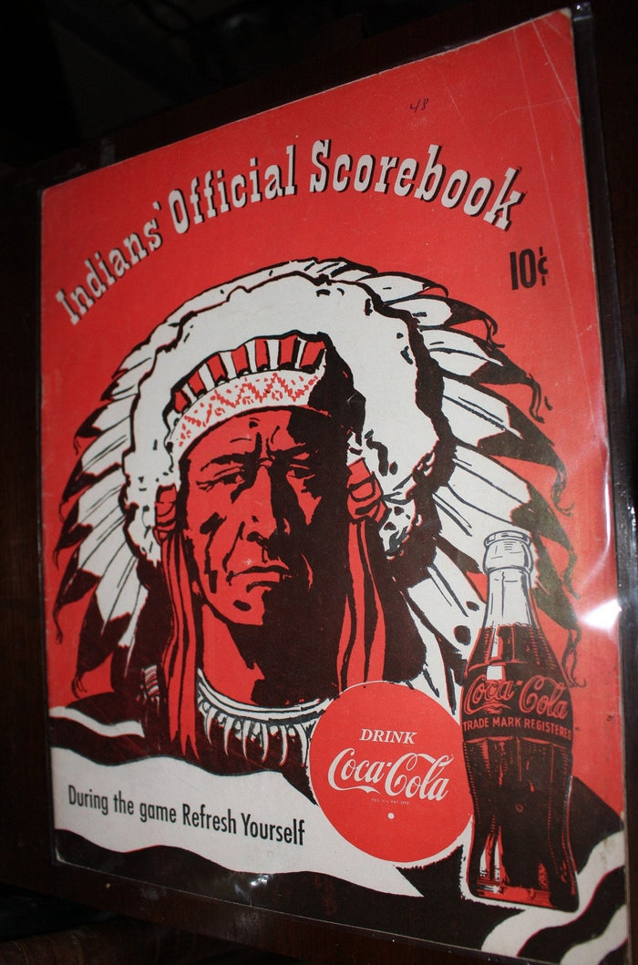 1948 Indianapolis Indians vs Louisville Minor League AAA Baseball Program - Vintage Indy Sports