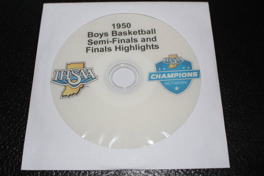 1950 Indiana High School Basketball Semi-Finals & Finals Highlights DVD - Vintage Indy Sports
