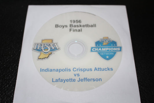 1956 Indiana High School Basketball Final DVD - Vintage Indy Sports