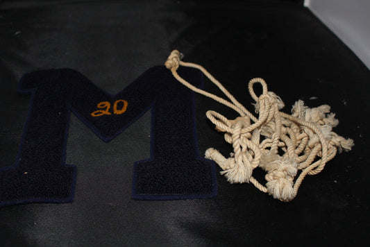 1956 Marion High School Letter & Regional Basketball Championship Net - Vintage Indy Sports