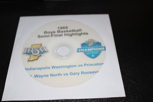 1965 Indiana High School Basketball Semi-Final Highlights DVD - Vintage Indy Sports