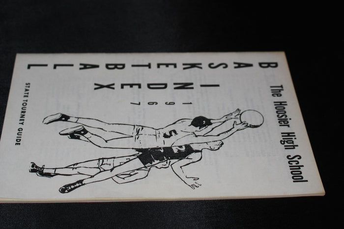 1967 Hoosier High School Basketball Index State Tourney Guide - Vintage Indy Sports