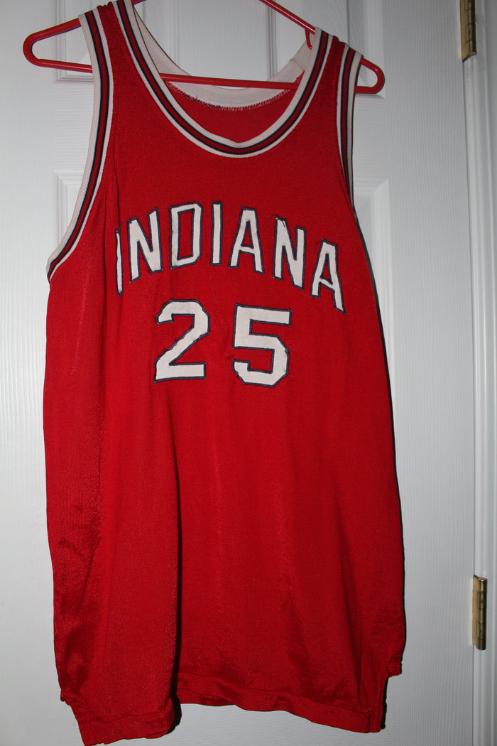 1968-69 Jeff Stocksdale Indiana University Game Used Basketball Jersey - Vintage Indy Sports