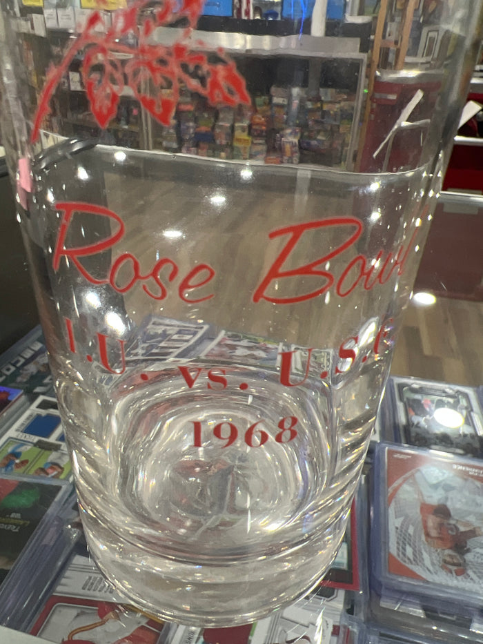 1968 Rose Bowl Glass IU vs USC
