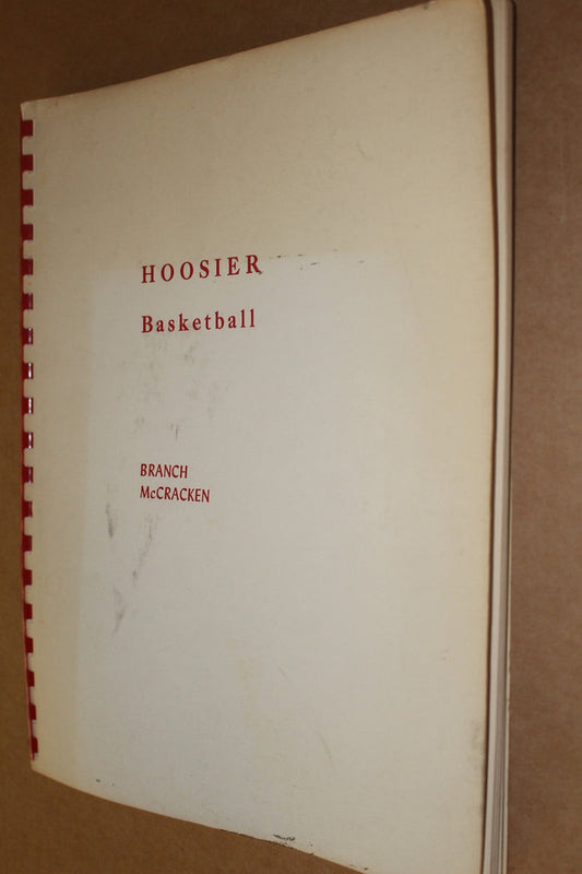 1970 Branch McCracken Hoosier Basketball Book - Vintage Indy Sports
