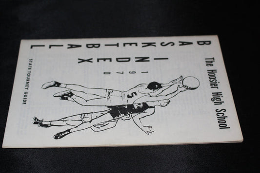 1970 Hoosier High School Basketball Index State Tourney Guide - Vintage Indy Sports