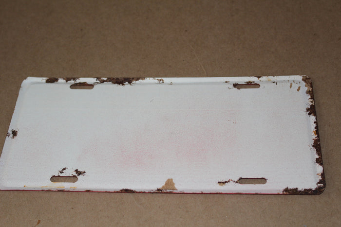 1970 Indiana University Sesquintennial License Plate - Vintage Indy Sports