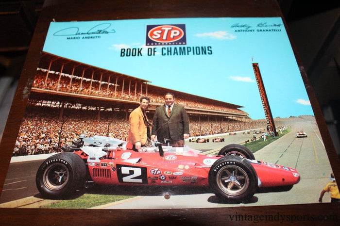 1970 STP Book of Champions Racing Calendar - Vintage Indy Sports
