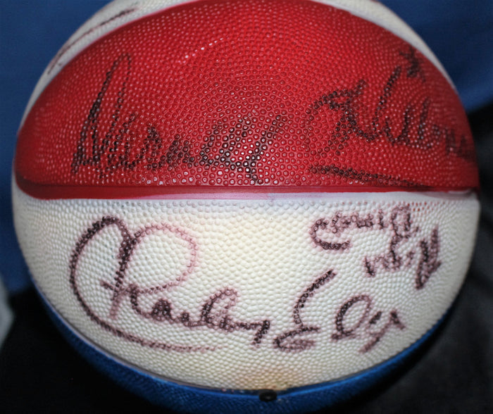 1970's Indiana Pacers Autographed ABA Basketball - Vintage Indy Sports