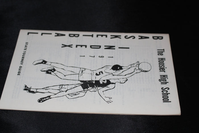 1971 Hoosier High School Basketball Index State Tourney Guide - Vintage Indy Sports