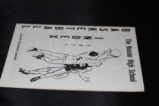 1971 Hoosier High School Basketball Index State Tourney Guide - Vintage Indy Sports