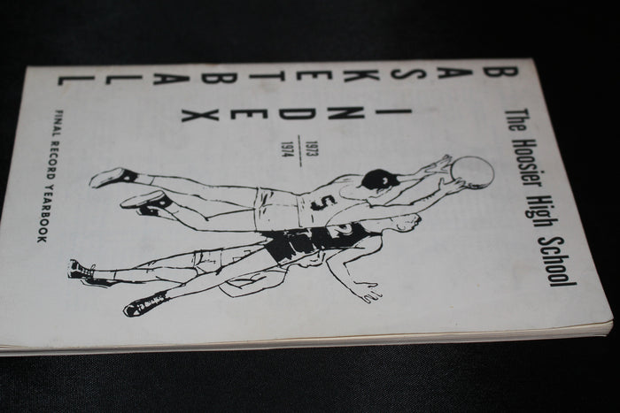 1973-74 Indiana High School Basketball Index Final Record Yearbook - Vintage Indy Sports