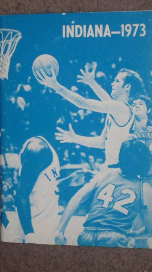1973 INDIANA UNIVERSITY BASKETBALL MEDIA GUIDE - Vintage Indy Sports