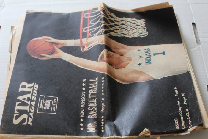 1973 Star Magazine Indiana Mr. Basketball Kent Benson - Vintage Indy Sports