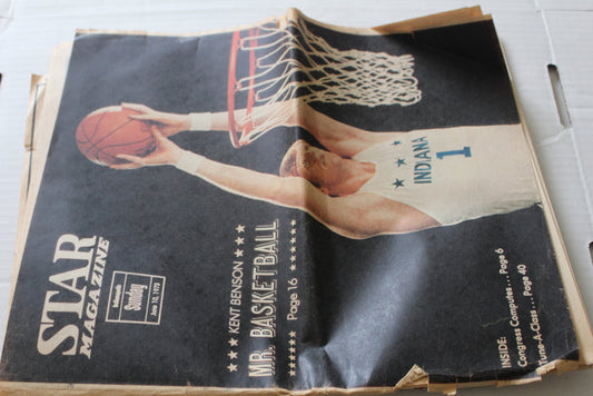 1973 Star Magazine Indiana Mr. Basketball Kent Benson - Vintage Indy Sports