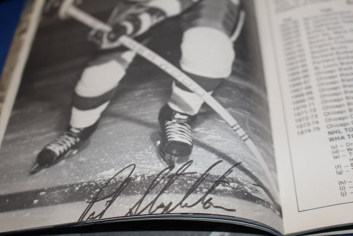 1975-76 Indianapolis Racers Yearbook, Autographed - Vintage Indy Sports