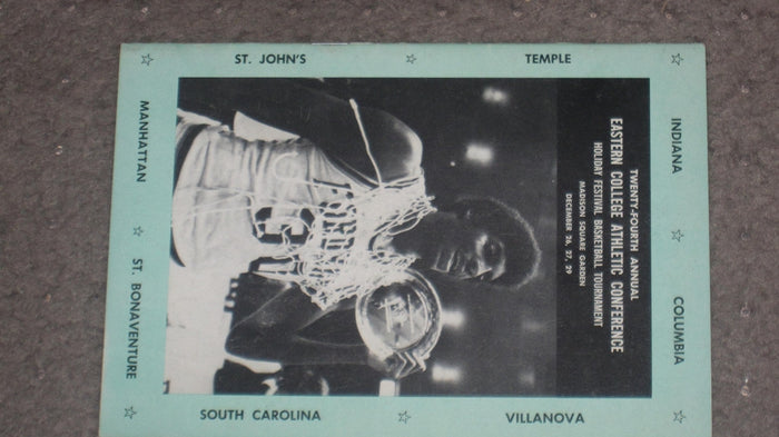 1975 ECAC TOURNAMENT PROGRAM INDIANA CHAMPS - Vintage Indy Sports