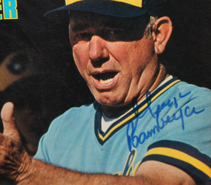 1979 George Bamberger Milwaukee Brewers Autographed Sports Illustrated Issue - Vintage Indy Sports
