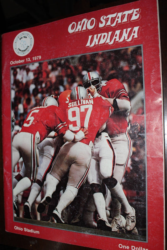 1979 Ohio State vs Indiana Football Program - Vintage Indy Sports