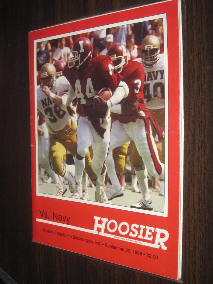 1980 Indiana vs Iowa Football Program, Varsity Club Day - Vintage Indy Sports