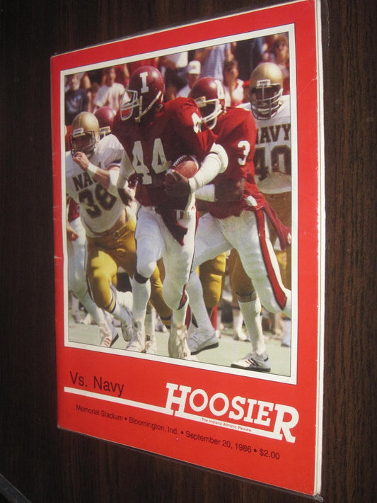1980 Indiana vs Iowa Football Program, Varsity Club Day - Vintage Indy Sports
