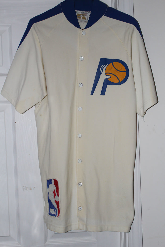 1980's Indiana Pacers Game Used Warm Up Jacket - Vintage Indy Sports