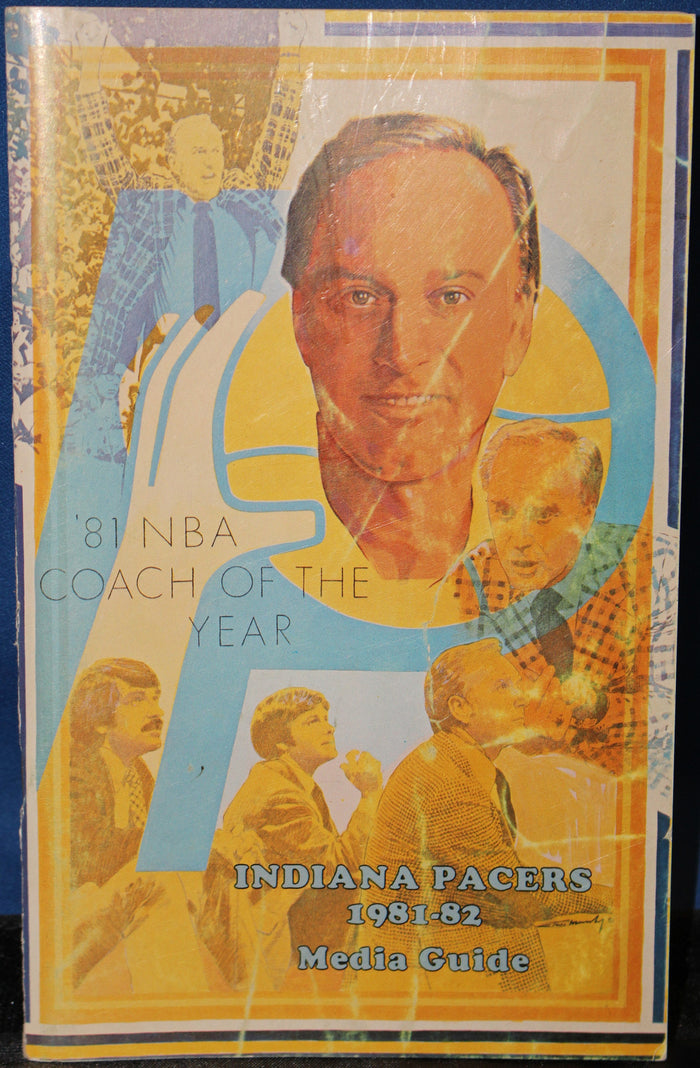 1981-82 Indiana Pacers Media Guide - Vintage Indy Sports