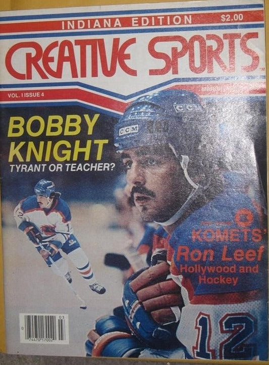 1985 INDIANA EDITION CREATIVE SPORTS MAGAZINE - Vintage Indy Sports