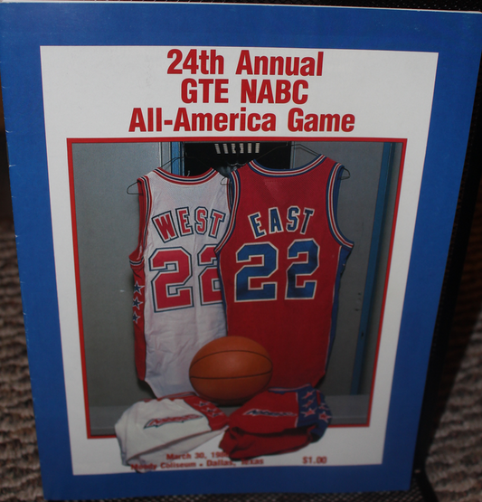1986 NABC All America Basketball Game Program