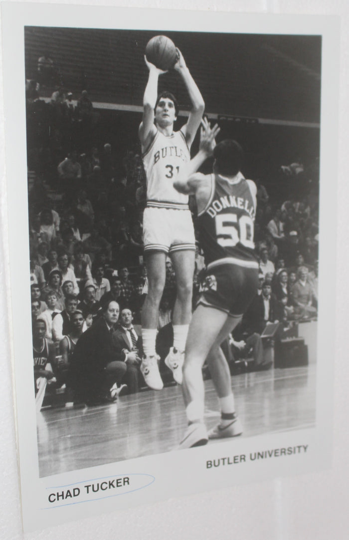 1987 Chad Tucker Butler University Basketball Sporting News Photo - Vintage Indy Sports