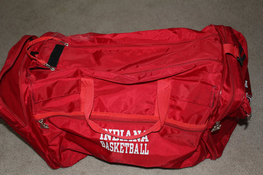 1990's Indiana University Basketball Game Used Equipment Bag