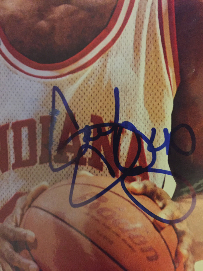 1992-93 Calbert Cheaney Autographed Street & Smith Basketball Preview, Indiana University - Vintage Indy Sports
