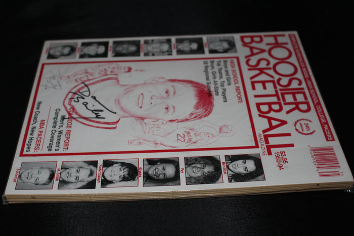 1993-94 Damon Bailey Autographed Hoosier Basketball Magazine - Vintage Indy Sports