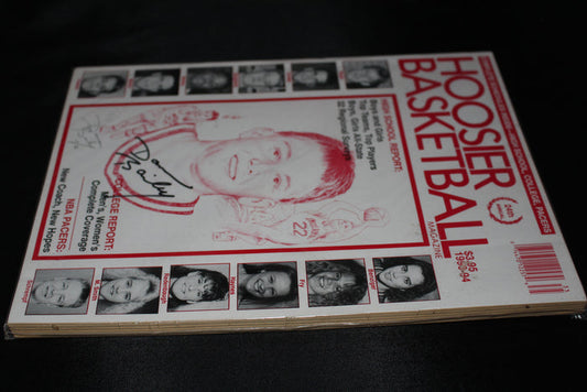 1993-94 Damon Bailey Autographed Hoosier Basketball Magazine - Vintage Indy Sports