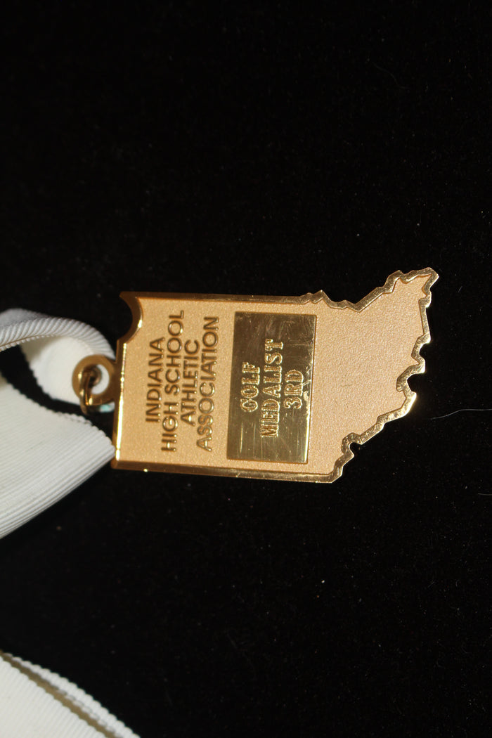 1994-95 Indiana High School Girls Golf State Finalist 3rd Place Medal