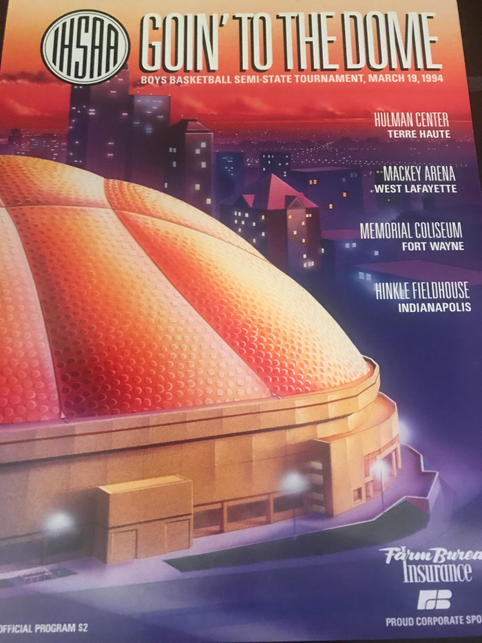 1994 Indiana High School Basketball Semi State Program