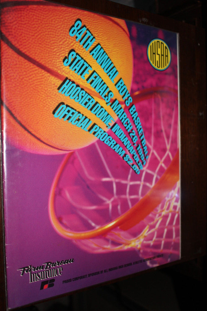 1994 Indiana High School State Finals Basketball Program - Vintage Indy Sports