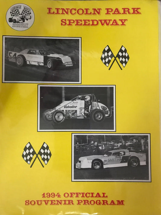 1994 Lincoln Park Speedway Race Program