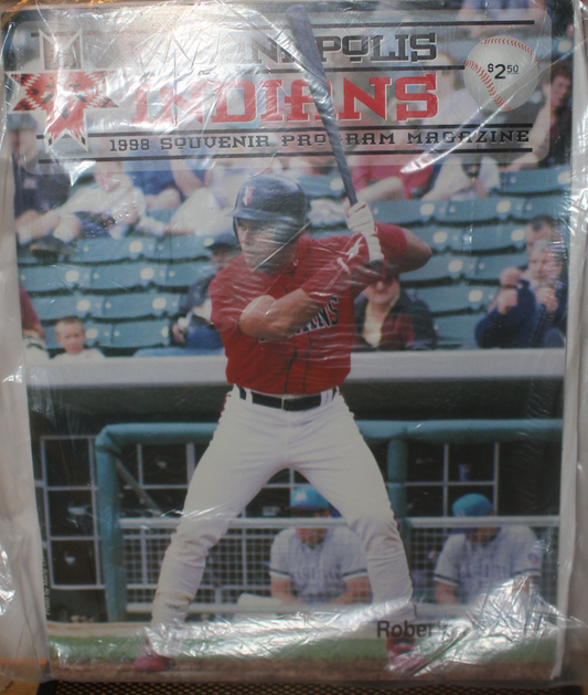 1998 Durham Bulls vs Indianapolis Indians Baseball Program