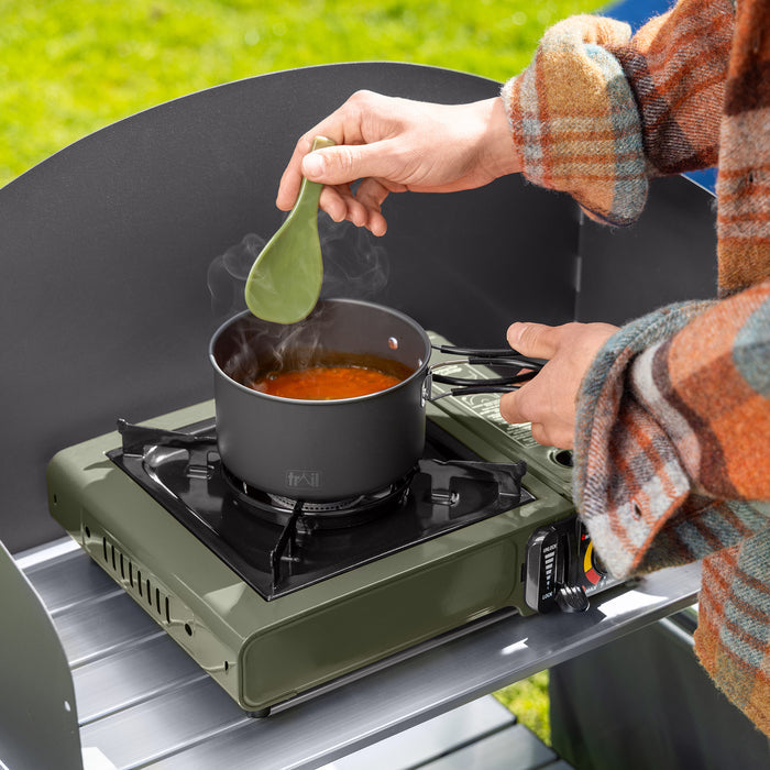 2 Person Camping Cooking Set with Kettle – 15pc