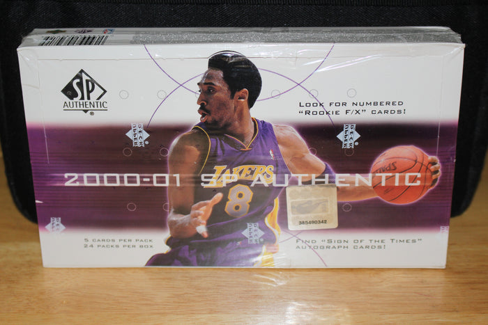 2000-01 SP Authentic Basketball Sealed Hobby Wax Box