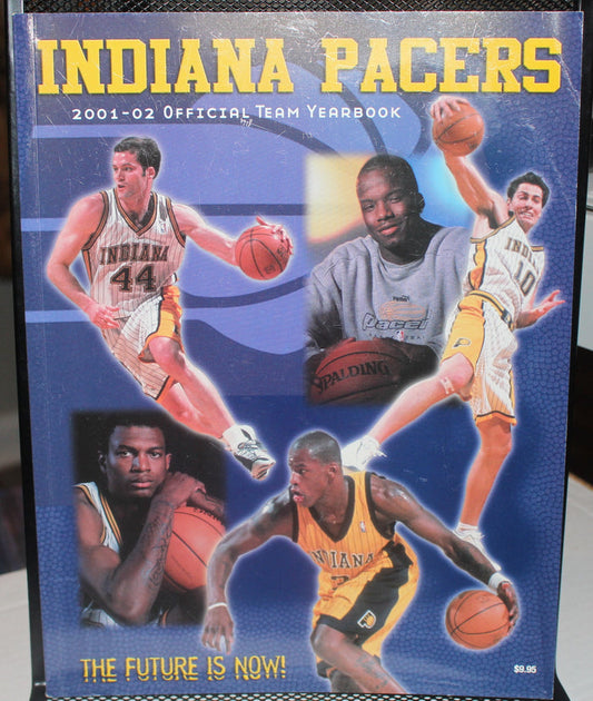 2001-02 Indiana Pacers NBA Basketball Team Yearbook