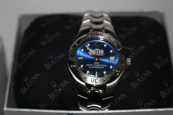 2003 Indiana University Big Ten Tournament Bulova Watch