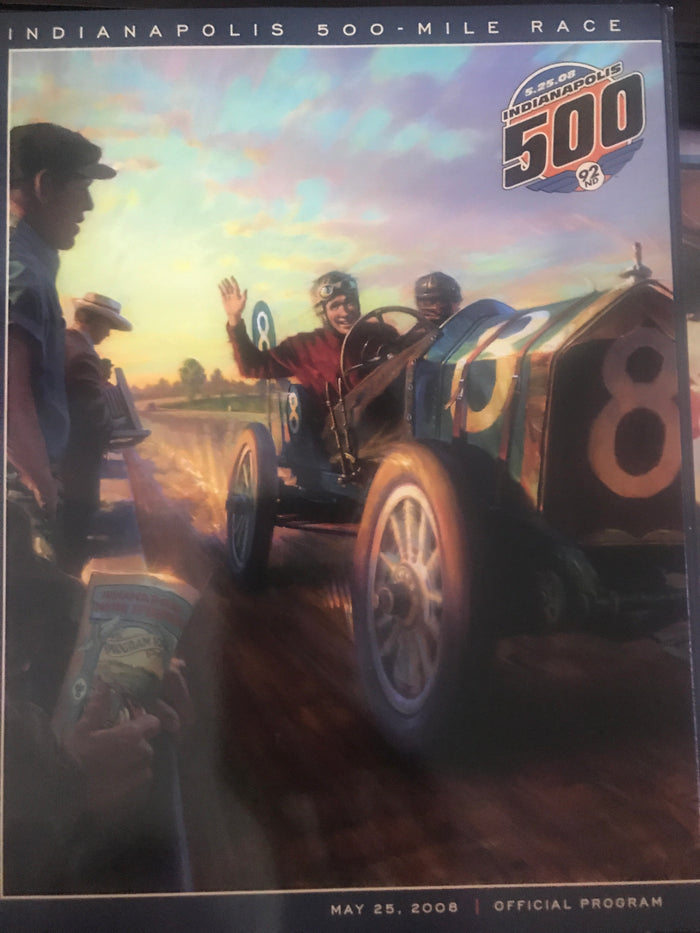 2008 Indianapolis 500 Race Program - Vintage Indy Sports