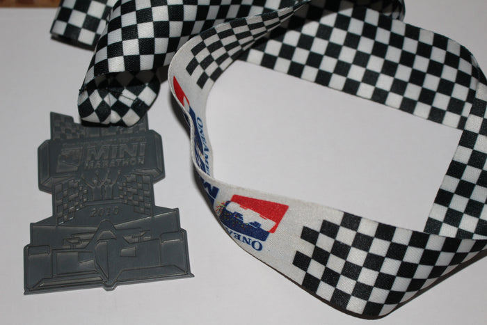 2010 Indy 500 Festival Mini Marathon Participant Medal - Vintage Indy Sports