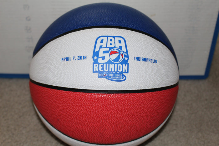 2018 ABA 50th Reunion Logo Basketball - Vintage Indy Sports