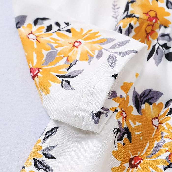 3-18M kid fashion girls Clothes Floral Print Tops Ripped Jeans Pant Outfit 2PCS Catpapa WL20071262-1