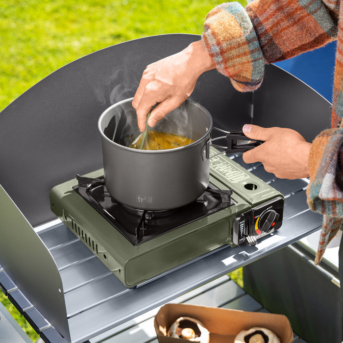 4 Person Camping Cook Set with Kettle – 27pc