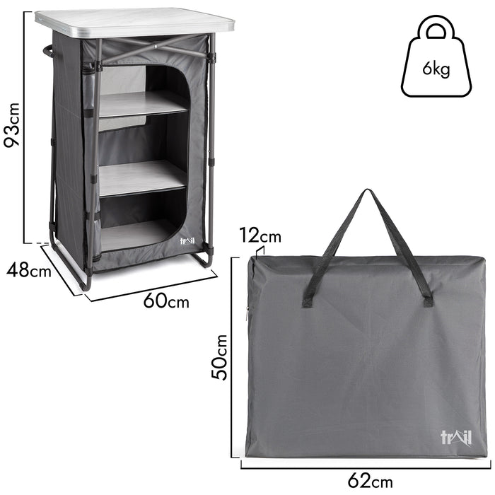 4 Shelf Camping Cupboard