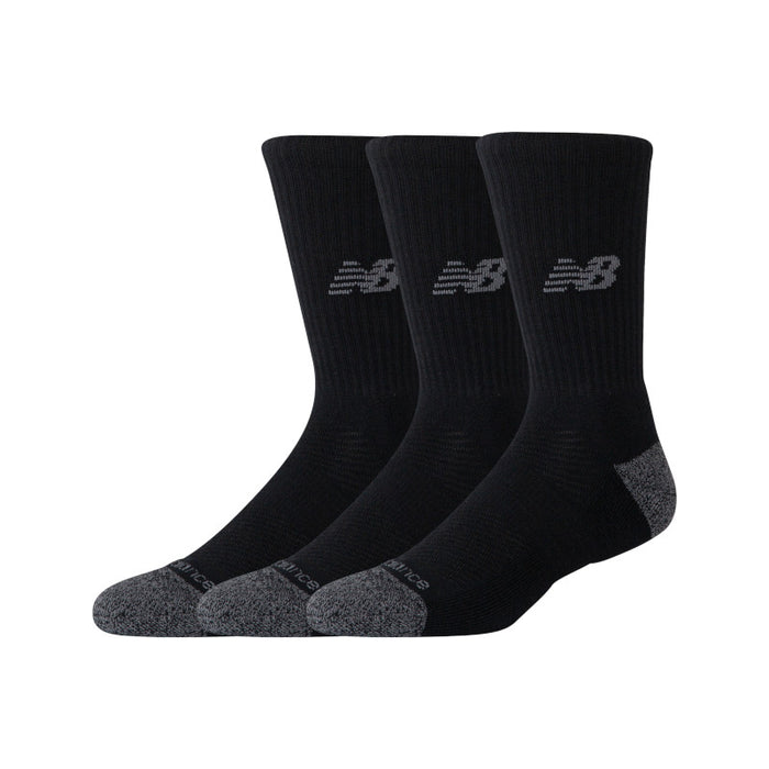 Active Crew Socks 6 Pack - Black